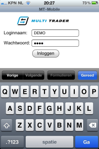 Demo MultiTrader mobile